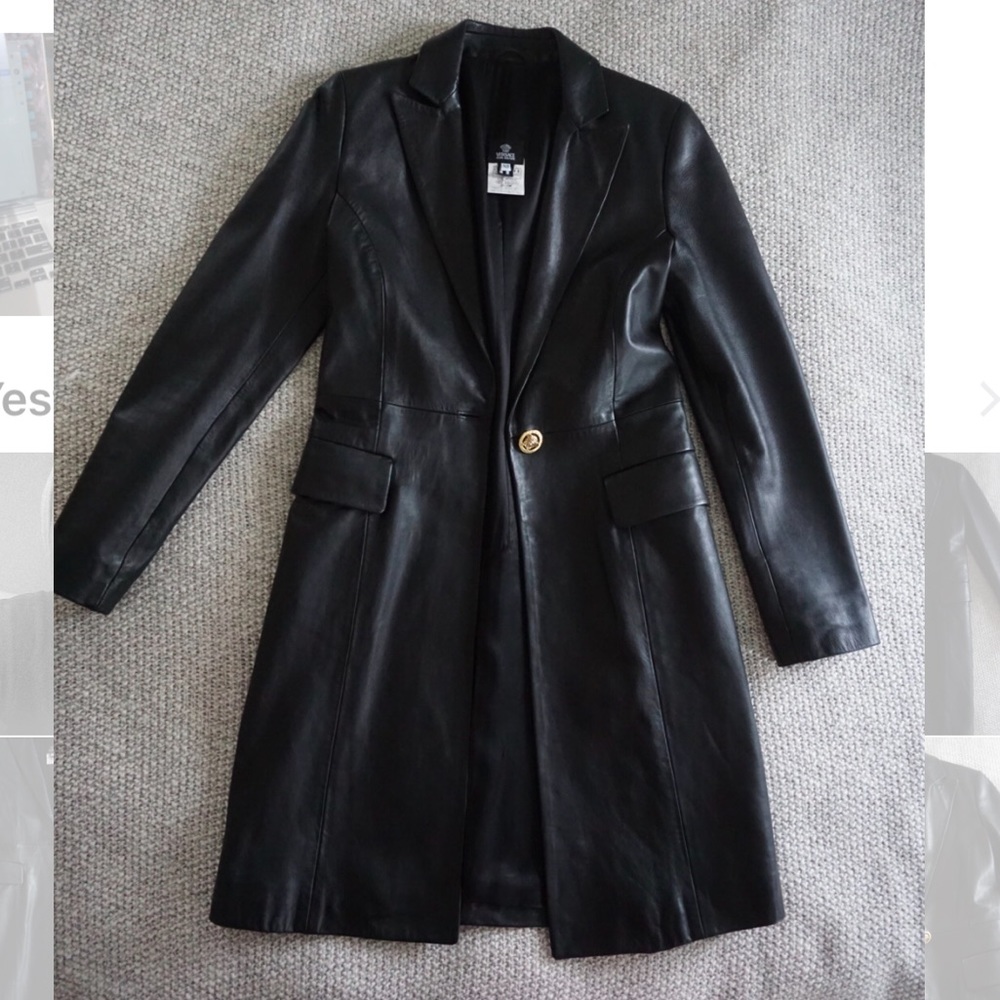 Vintage Versace Jeans Leather Jacket